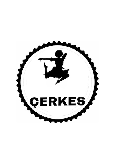 Çerkes Dansçı Tasarım Sticker 40 X 40 Cm