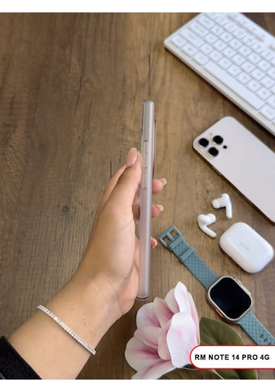 Redmi Note 14 Pro 4g Magsafe Uyumlu Mat Sert Klein Kılıf Gri