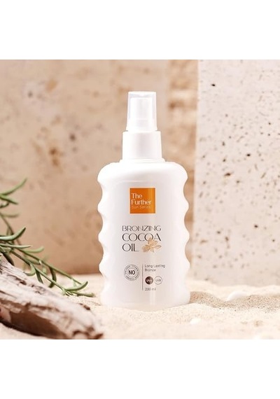 Tanning Cocoa Oil Long-lasting Spray Form 200 Ml