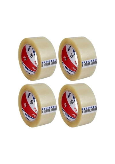 Şeffaf Koli Bandı, 45mm Genişlikte, 100 Metre Uzunlukta, 4 Adet 10