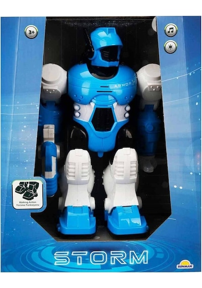 Storm Brave Sesli ve Işıklı Yürüyen Robot 25 Cm