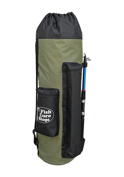 Euro Fish Kamış Çantası Boru Tipi Siyah-haki 80 Cm 38004
