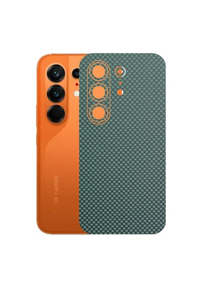 Kapps Tecno Camon 50 Ultra İle Uyumlu Fiber Serisi Premium Arka Kapak Kaplama Kenarlar Yoktur 67190748