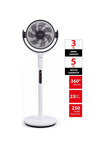 Doğal Rüzgar Ion Fresh Beyaz 7 Kanatlı Çok Yönlü Kumandalı Vantilatör F-dse40xcıs W