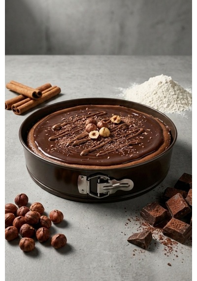 Cooker 28 Cm Kelepçeli Kek Kalıbı Ckr3565 Kahverengi