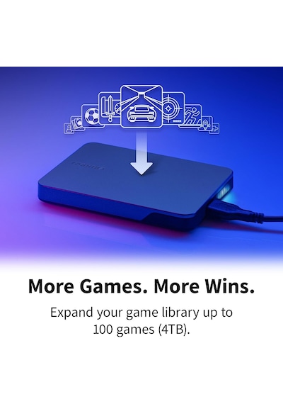 Canvio Gaming 4tb 2,5" Usb 3.2 Gen-1 Taşınabilir Hdd - Siyah Hdtx240ek3ca