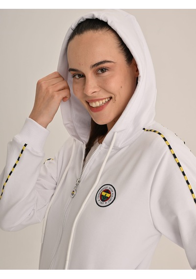 Fenerbahçe Kadın Trıbun Basıc Sweat BEYAZ