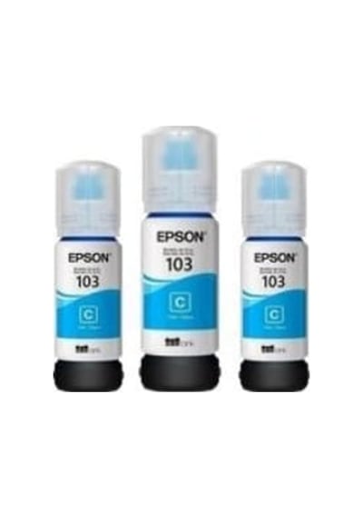 Epson 103 Ecotank L3250 3 Mavi Mürekkep Seti
