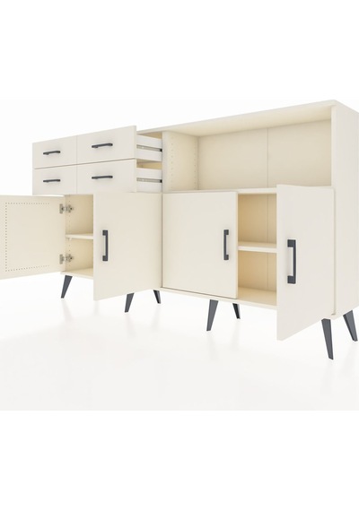 Arges Konsol 4 Raflı 4 Çekmeceli 4 Kapaklı 176x30x99 Aytaşı-aytaşı Aytası - Aytası Arges Konsol 4 Raflı 4 Çekmeceli 4 Kapaklı 176x30x99 Aytaşı-aytaşı Aytası - Aytası