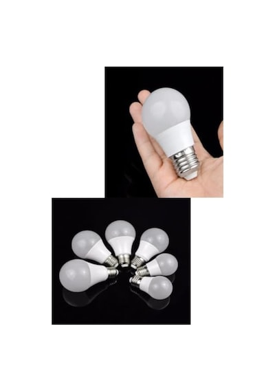 6w E27 Mini Ampul, 3000k Sıcak Sarı Işık