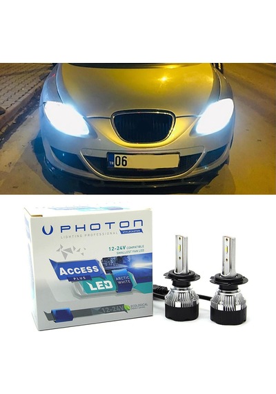 Seat Leon Mk2 Led Xenon Kısa Far Ampulü H7 Access Yeni Seri Beyaz