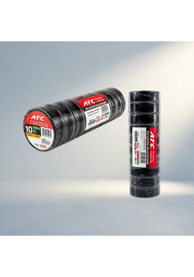 Lüks Siyah Pvc İzolasyon Elektrik Bandı Pratik Kullanım İçin 10mm