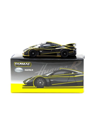 Tarmac Works 1/64 Pagani Huayra R Matt Black / Silver