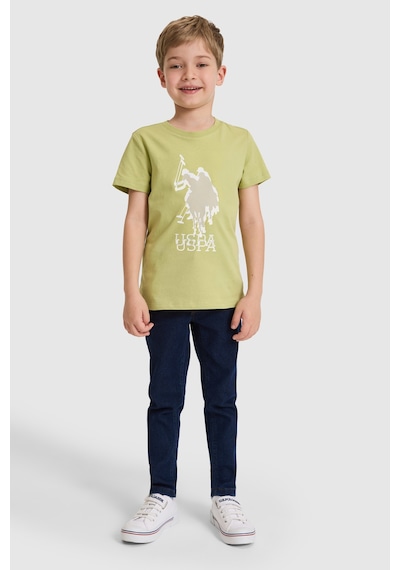 U.s. Polo Assn. Erkek Çocuk Çağla Tişört 50325605-vr016 Cagla