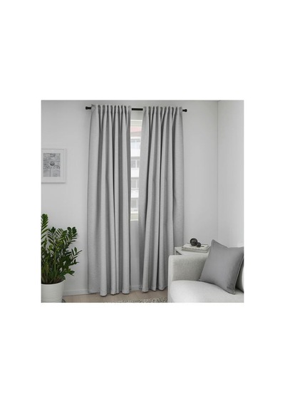 Ikea Vılborg Fon Perde 145x300 Cm Gri