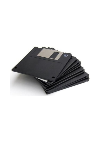 3.5" 1.44 Mb 10 lu Paket MF2HD Kutusuz Poşetli Floppy Disket