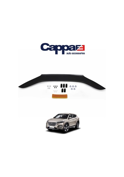 Cappafe Hyundai Tucson Ön Kaput Koruma Rüzgarlık 4Mm Abs 2016-