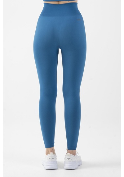 Maraton Active Slimfit Kadın Training Mavi Tayt 812057-mavi