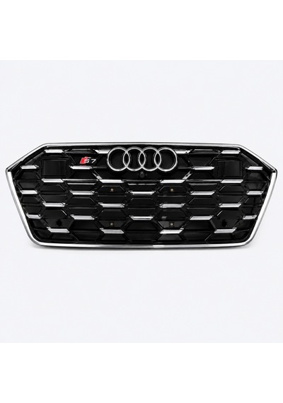 Autogp Audi A7 S7 Ön Panjur Izgara Krom Siyah 2025+