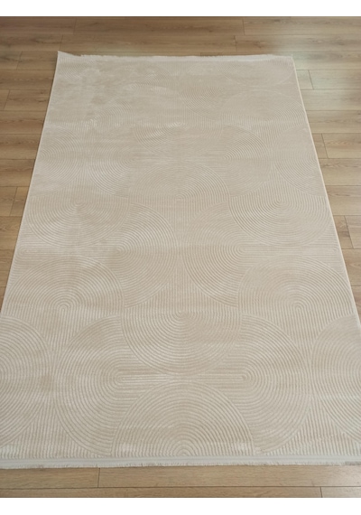 Çam Halı Therapy 8613 Bej Koridor Halısı Kesme Yolluk Mutfak Halısı Modern Halı Bej 2
