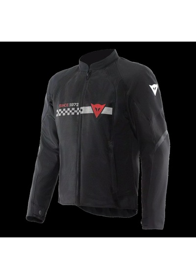 Dainese Daınese Ceket Herosphere Aır Tex Jacket Black Whıte Strıpes Red Siyah