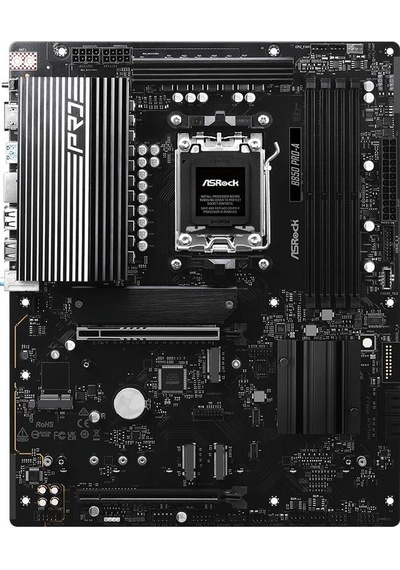 Asrock B850 Pro-a 8000mhz Oc Ddr5 Soket Am5 M.2 Usb 3.2 Hdmı Atx Anakart B850 Pro-a