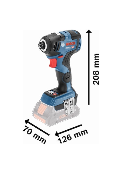 Bosch GDR 18 V-200 C Akülü Somun Sıkma Makinesi (Akü ve Şarj Cihazı Dahil Değildir) - 06019G4104