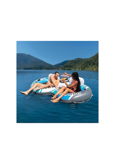 Intex 56827 River Run ikili Mavi Fileli Koltuk 243cm