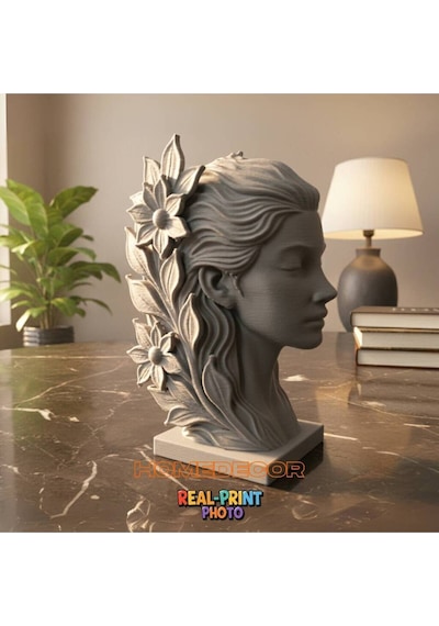 Nature Muse - Estetik Doğa Tanrıçası Heykeli Ve Dekoratif Sanat Objesi