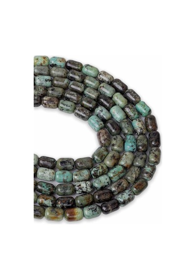 9 x 6 MM Afrika Turkuaz Taşı Dizi