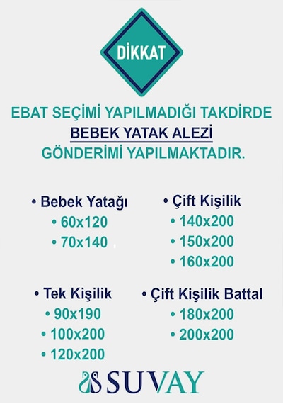 Suvay Micro Fitted Su Sıvı Geçirmez Alez Tek ve Çift Kişilik