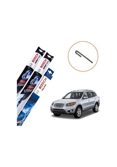 Hyundai Santa Fe Muz Silecek Ön Arka Bosch Aerotwin 2013-2017