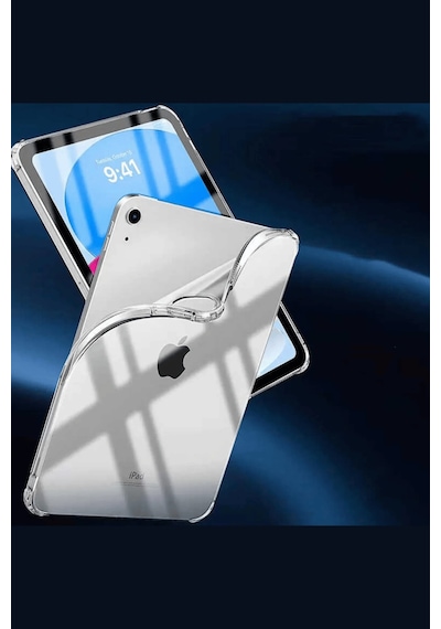 Apple Uyumlu iPad  11. Nesil 2025 A16 Çip Fuchsia Şeffaf Koruyucu Silikon Kapak Kılıf