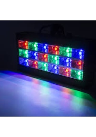 Salas 18 X1 W Renkli Strobe Çakar Işık