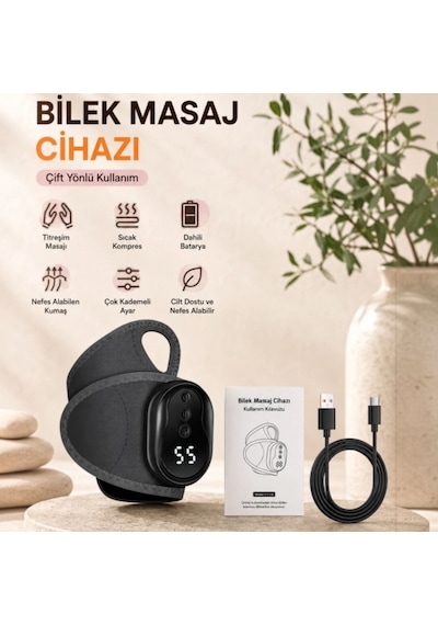 Auhma Amg40 Şarj Edilebilir Akıllı Isıtmalı Masaj Aleti 3 Kademeli Titreşim & 5