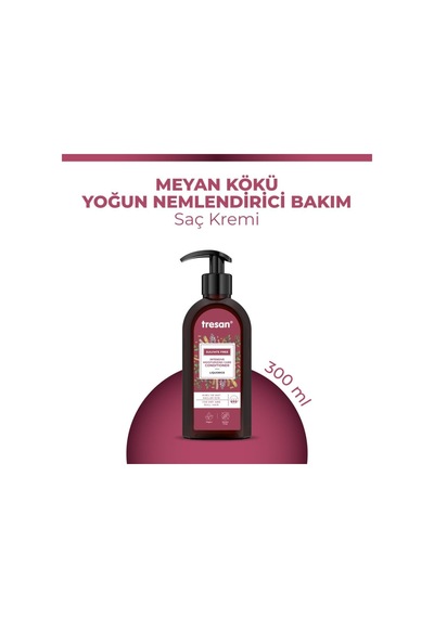 Meyan Kökü Yoğun Nemlendirici Sülfatsız Bakım Saç Kremi 300 Ml