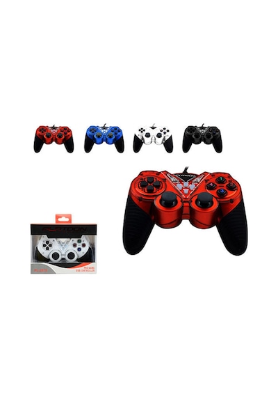 Platoon Usb Bilgisayar Oyun Kolu Gamepad Joystick Kırmızı