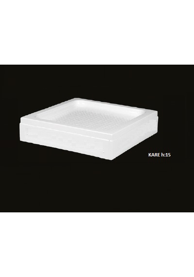 Alika 120x120 Kare H:21 Panelli Duş Teknesi