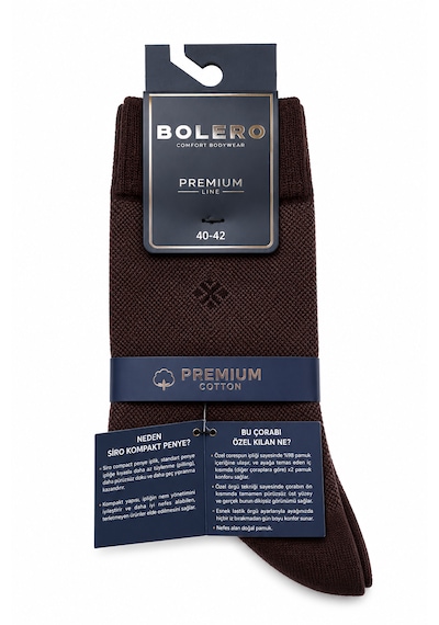 Bolero Erkek 12'li Dikişsiz Premium Pamuk Soket Çorap Karışık
