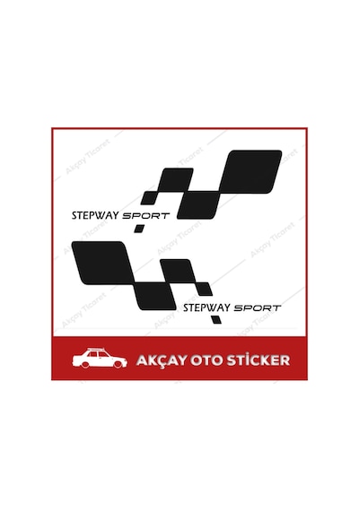 Sandero Stepway Sticker (Takım Set) Sandero Sticker Oto Sticker