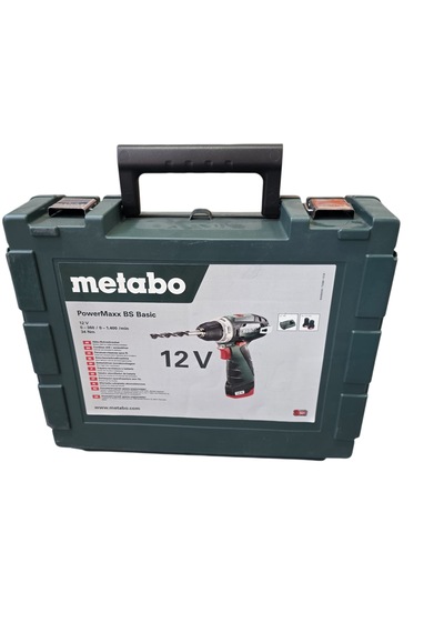 Metabo Powermaxxbs Basıc 12v 2.0 Amper Akülü Matkap Plastik Çantalı