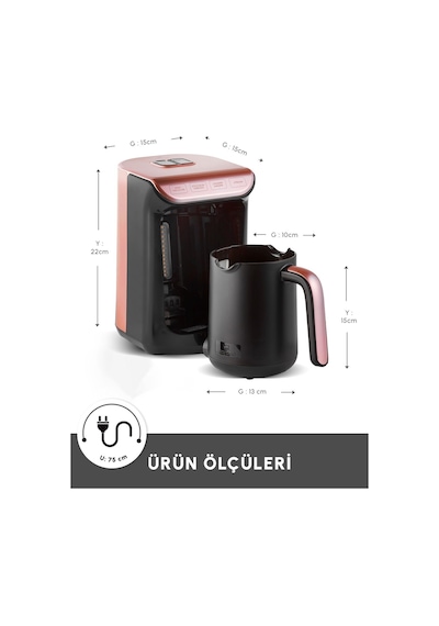 Karaca Hatır Köz Sütlü Türk Kahve Makinesi