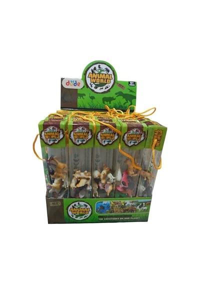 Mini 12 Li Çiftlik Hayvanları Seti - Şeffaf Tüp Paketli Eğitici Figürler