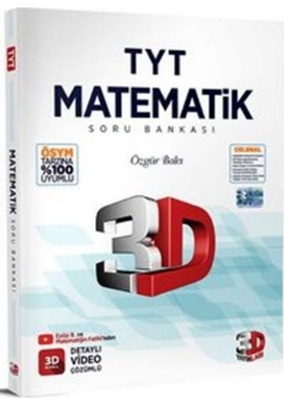2026 Tyt Matematik Soru Bankası Seti 3d Orijinal