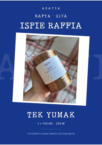 Asavia Ispie Rafya İp Çanta Ve Şapka Örgü İpi 150 Gr 250 M 217a