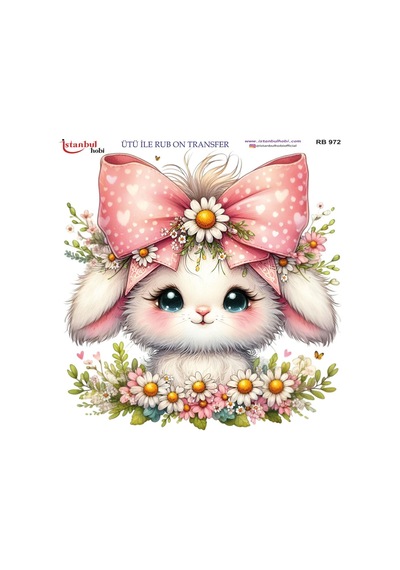 Ütü İle Rub On Transfer Kağıdı 30x30cm Rb-972