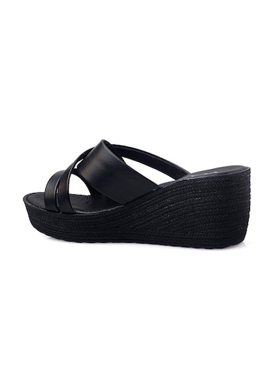 Voga 2036 Dolgu Topuk Comfort Casual Kadın Terliği