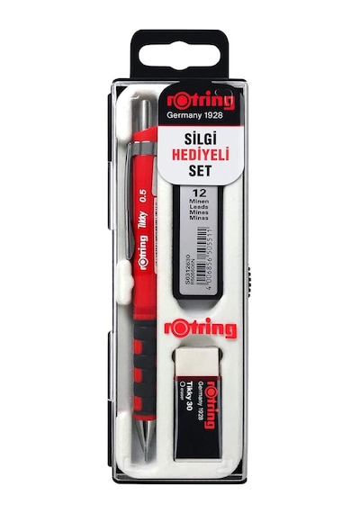 Rotring Tikky 0.5 Min Okul Seti Rotring Silgi Kalem Seti N11.1454