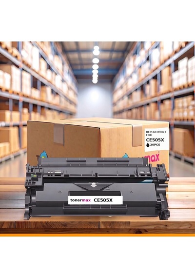 Hp Laserjet P2055dn Uyumlu.  Toner Çipli Ce505x 20'li 6.500 Sayfa