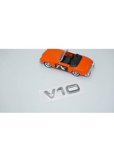 Dk Tuning V10 3m 3d Krom Abs Bagaj Logo Amblem Audi İle Uyumlu